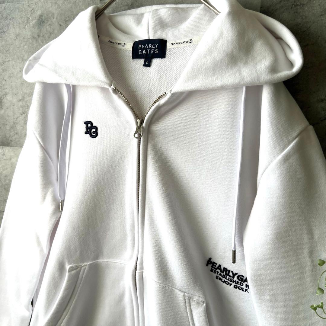 PEARLYGATES 35周年白パーカー　新品未使用品タグ無し