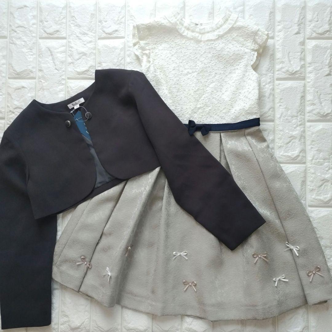 【130】a.v.v フォーマル ワンピース ボレロ 新品 フラワー ジャガード