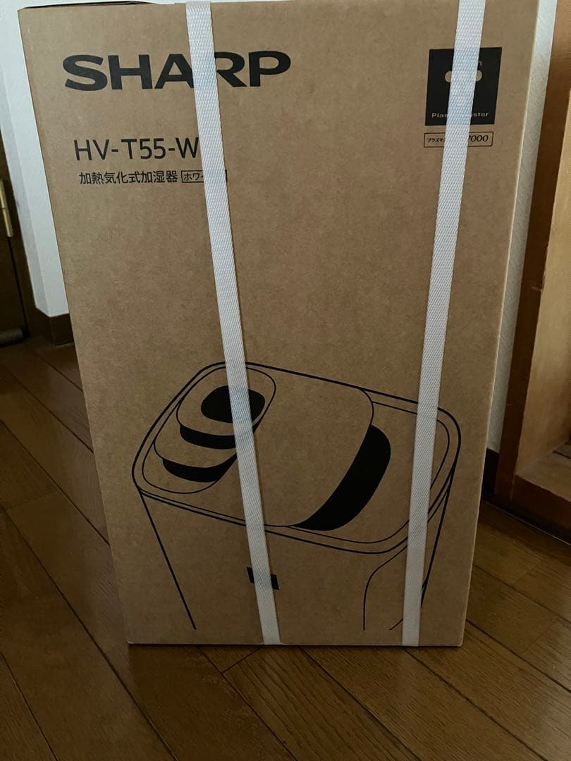 新品☆未開封 SHARP シャープ HV-T55-W 加湿器 置き型 ホワイト