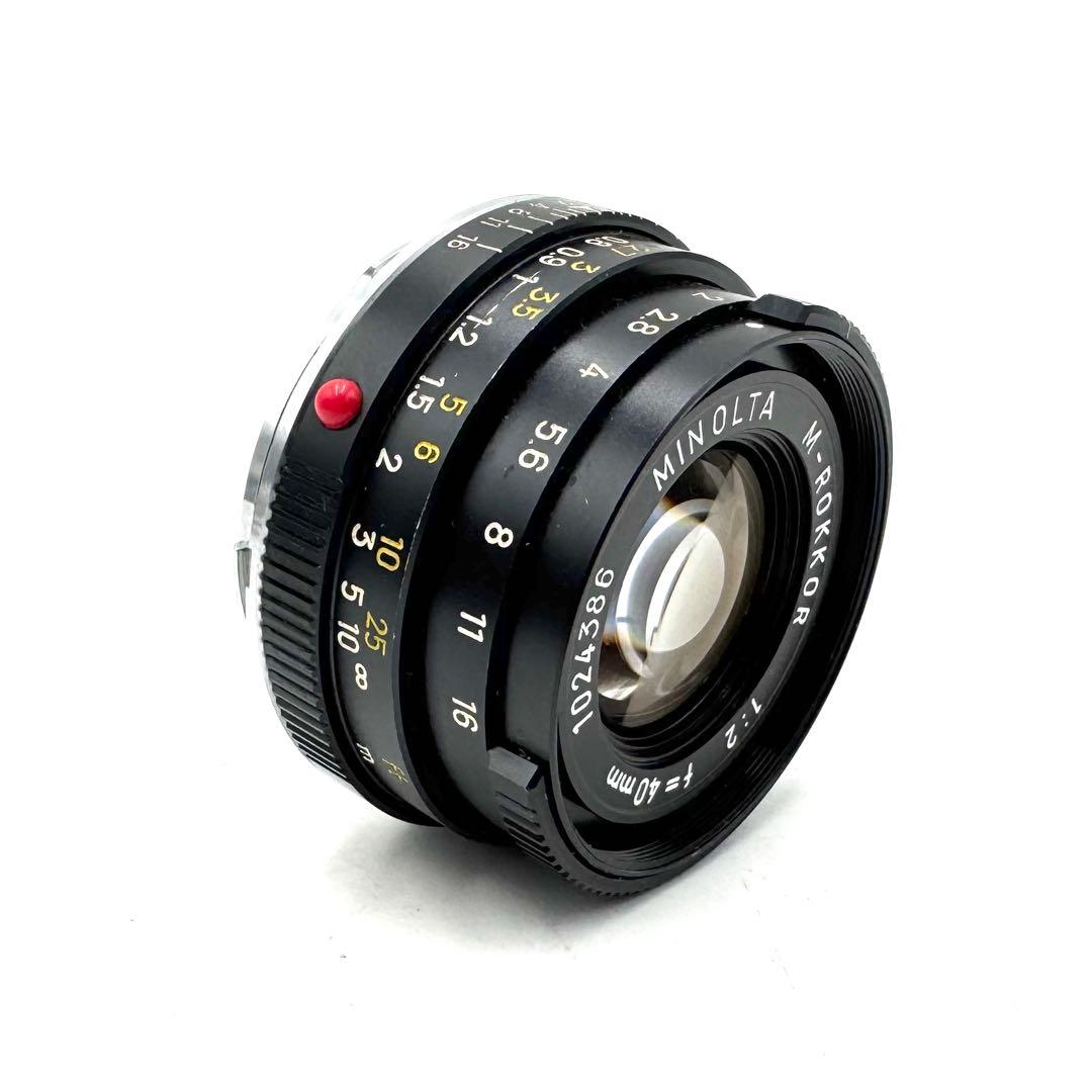 MINOLTA ミノルタM-ROKKOR 40mm f2 ライカMマウントレンズ
