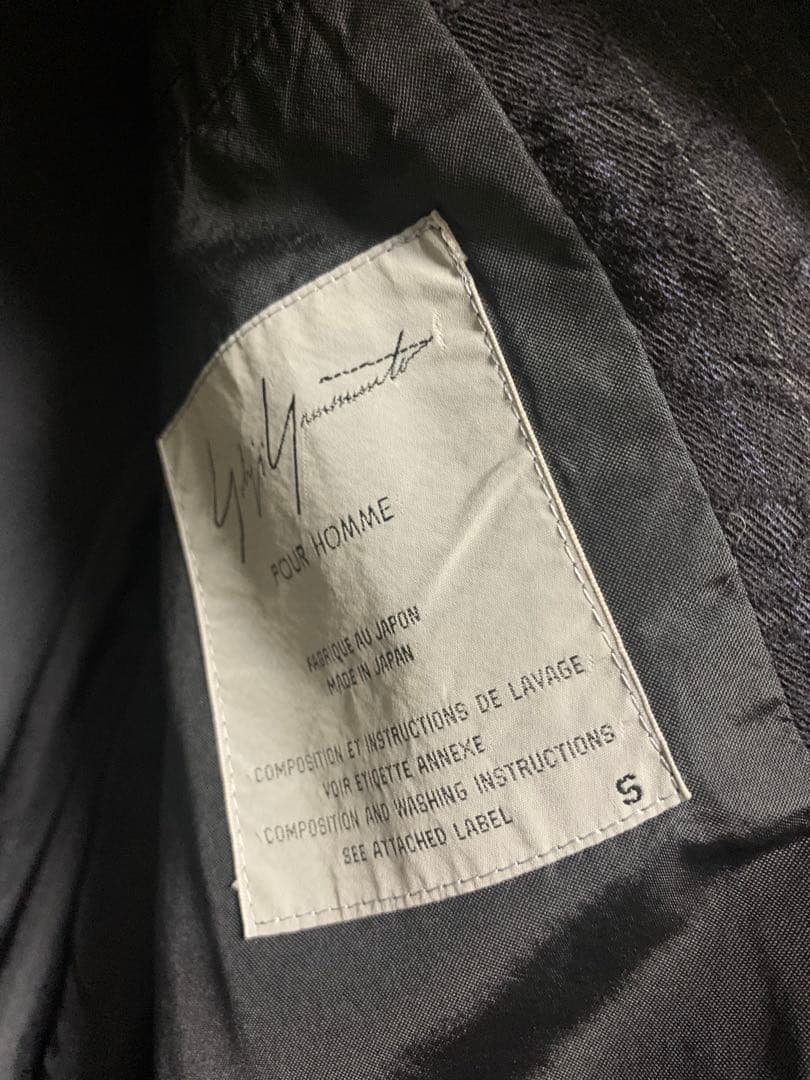 d*7様 yohji yamamoto pour homme 唐草 ノーカラージ