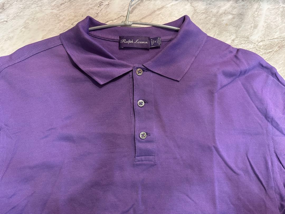 Ralph Lauren パープルレーベル紫 ポロシャツ　M