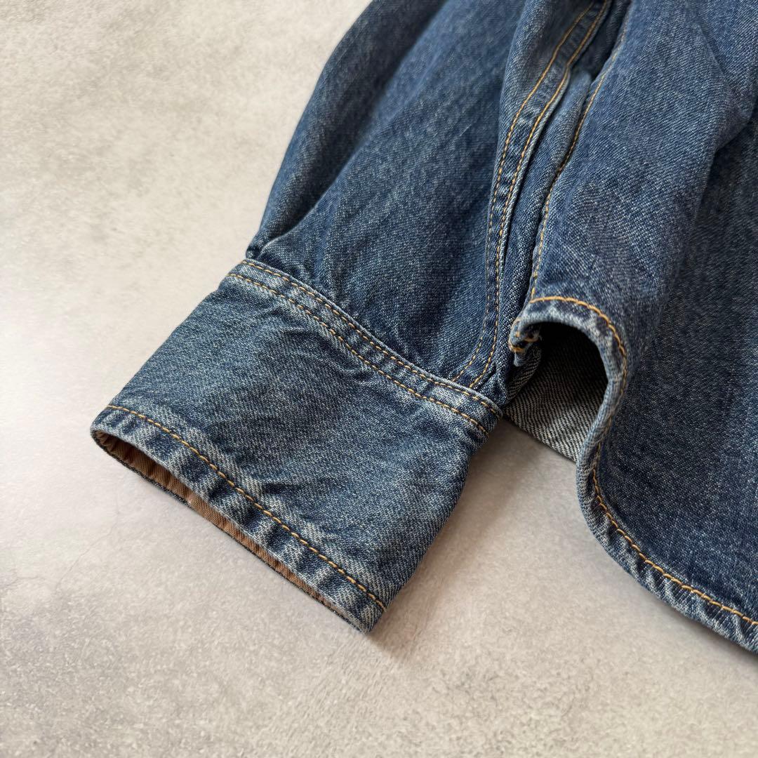 sacai ストレートフィットデニムジャケット ウェスタン調　ドッキング　異素材