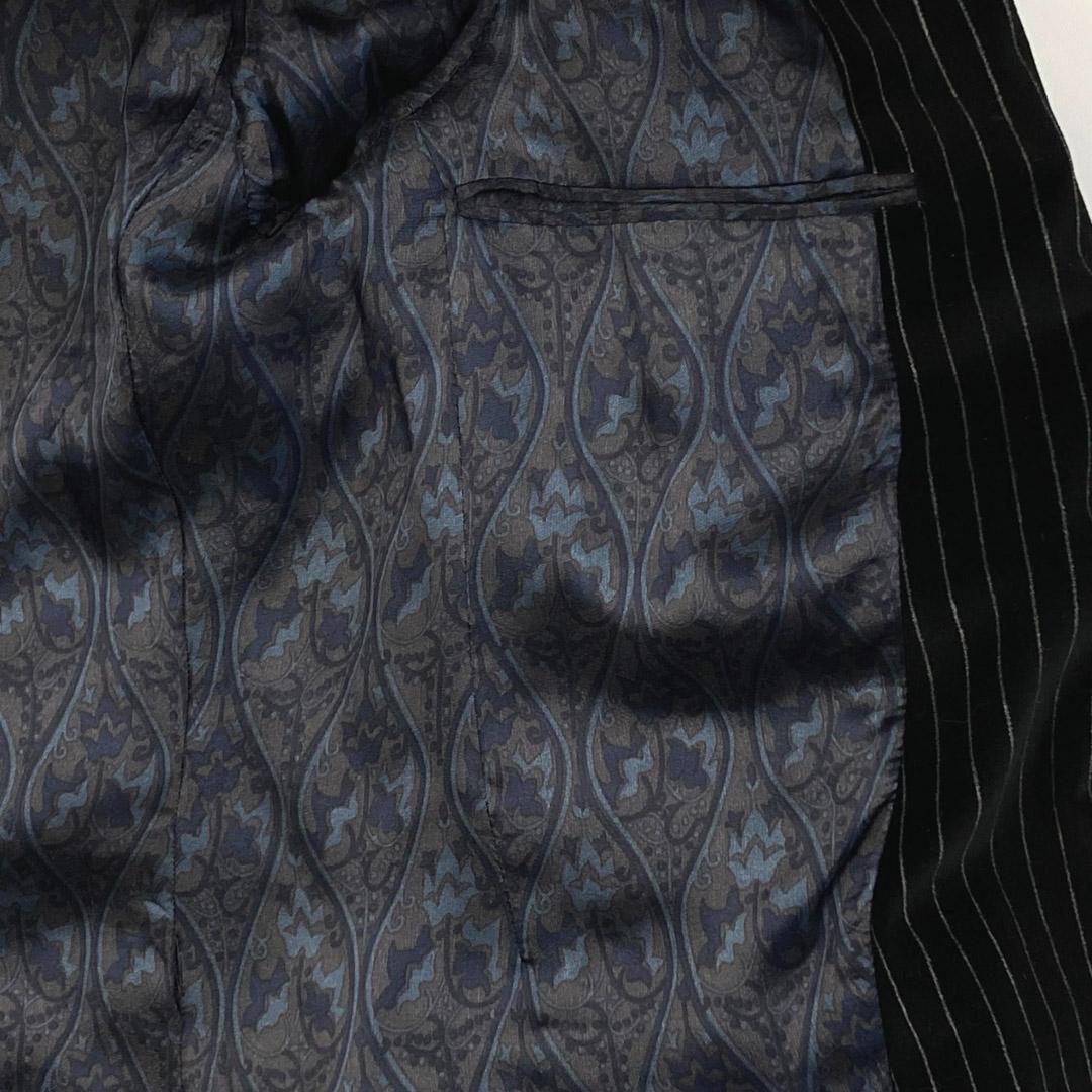 DOLCE＆GABBANA ドルチェ＆ガッバーナ ベルベットストライプジャケット