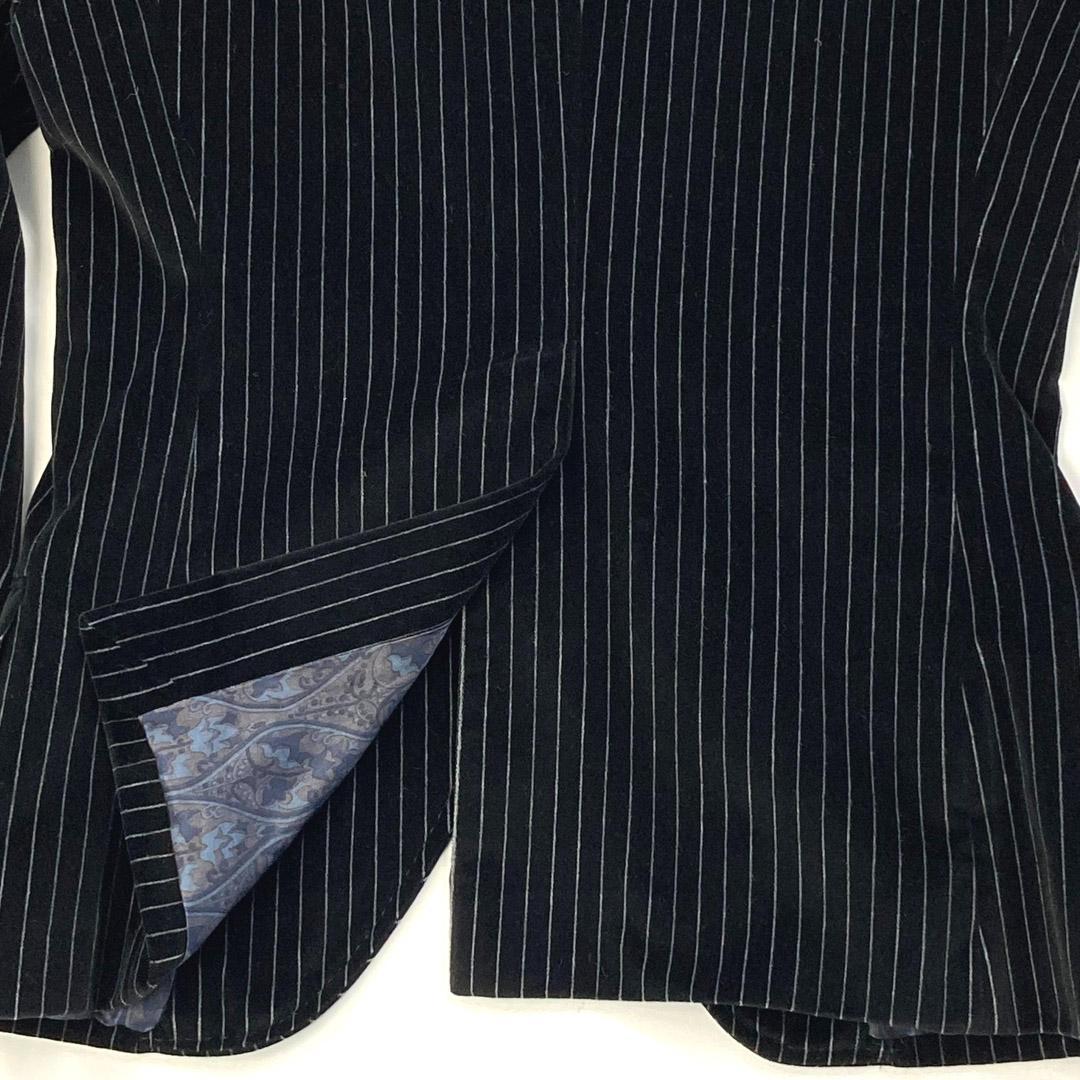 DOLCE＆GABBANA ドルチェ＆ガッバーナ ベルベットストライプジャケット