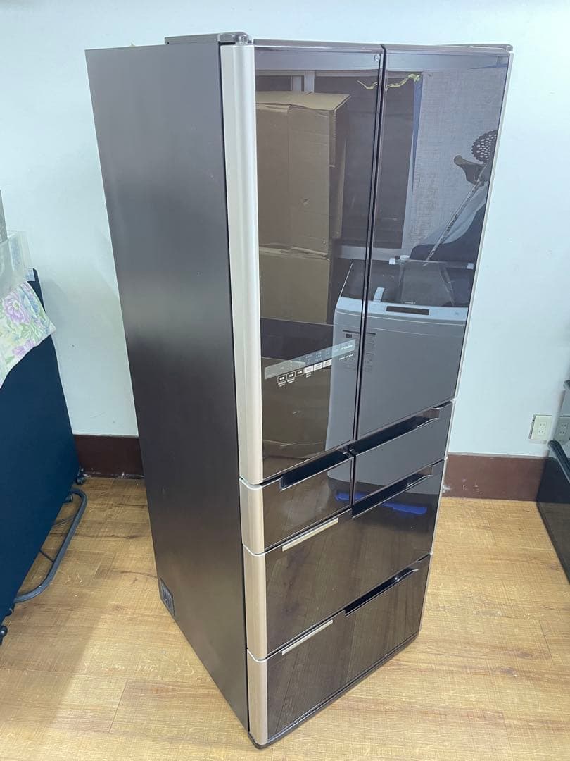 【福岡引取り限定】日立R-C5200/517L/6ドア/真空チルド冷蔵庫2013