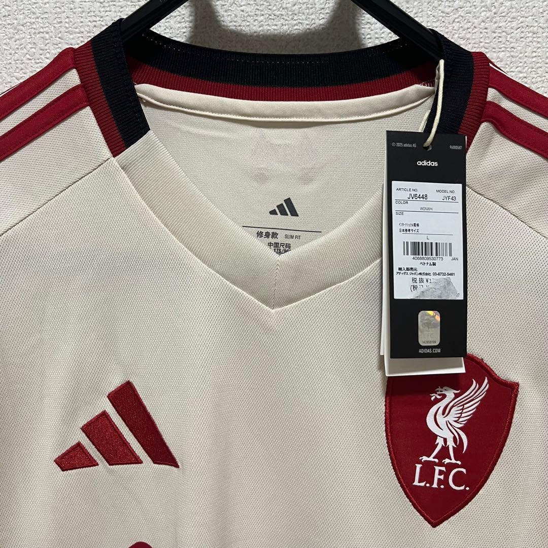 新品 リバプールFC 25 26 ユニフォーム 長袖 アウェイ アディダス