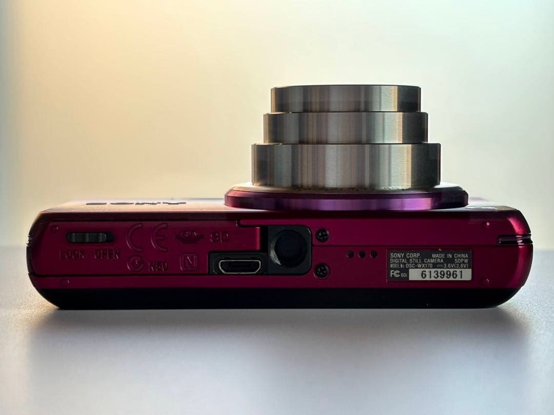 【ミニ三脚付】Sony Cyber-shot DSC-WX170