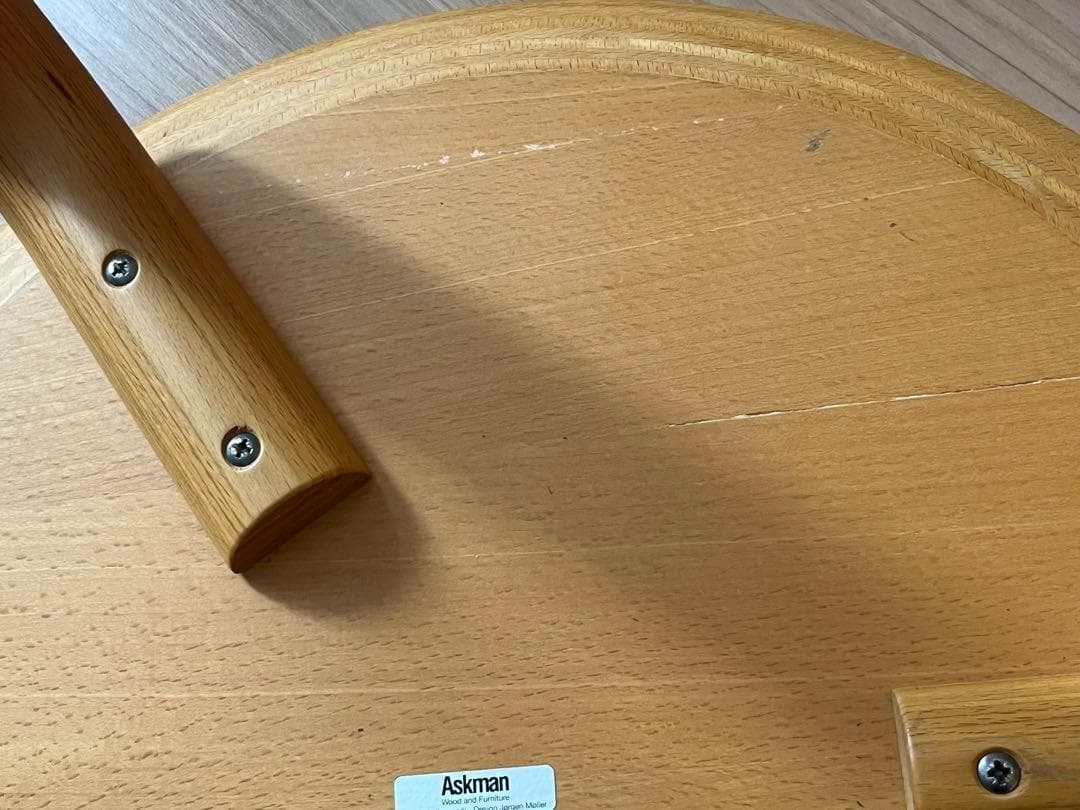 デンマーク Askman Jørgen Møller ビーチ材 ネストテーブル