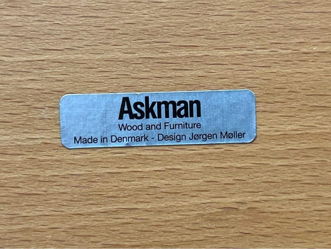 デンマーク Askman Jørgen Møller ビーチ材 ネストテーブル