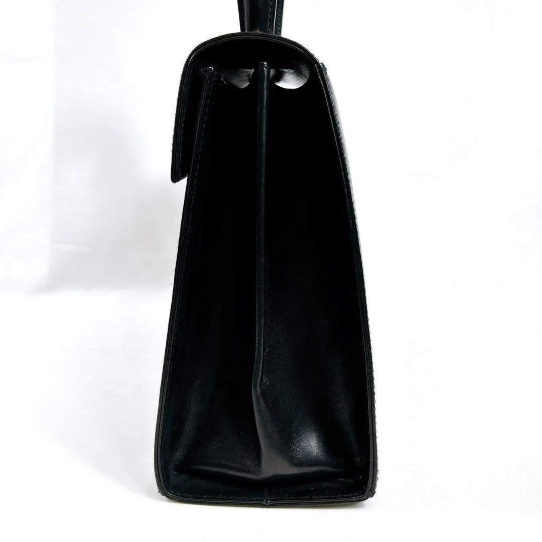 フェラガモ ガンチーニ レザー 2way フラップ ハンドバッグ