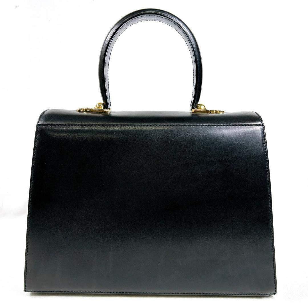 フェラガモ ガンチーニ レザー 2way フラップ ハンドバッグ