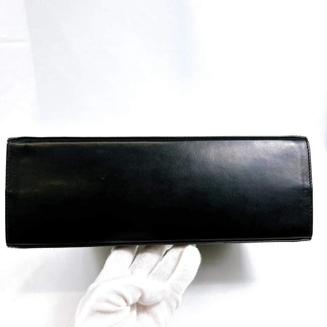 フェラガモ ガンチーニ レザー 2way フラップ ハンドバッグ