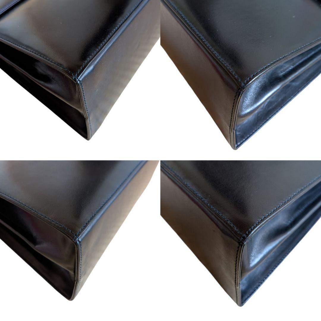 フェラガモ ガンチーニ レザー 2way フラップ ハンドバッグ