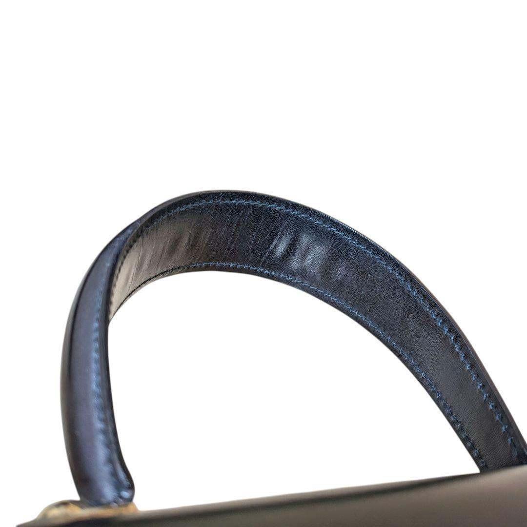 フェラガモ ガンチーニ レザー 2way フラップ ハンドバッグ