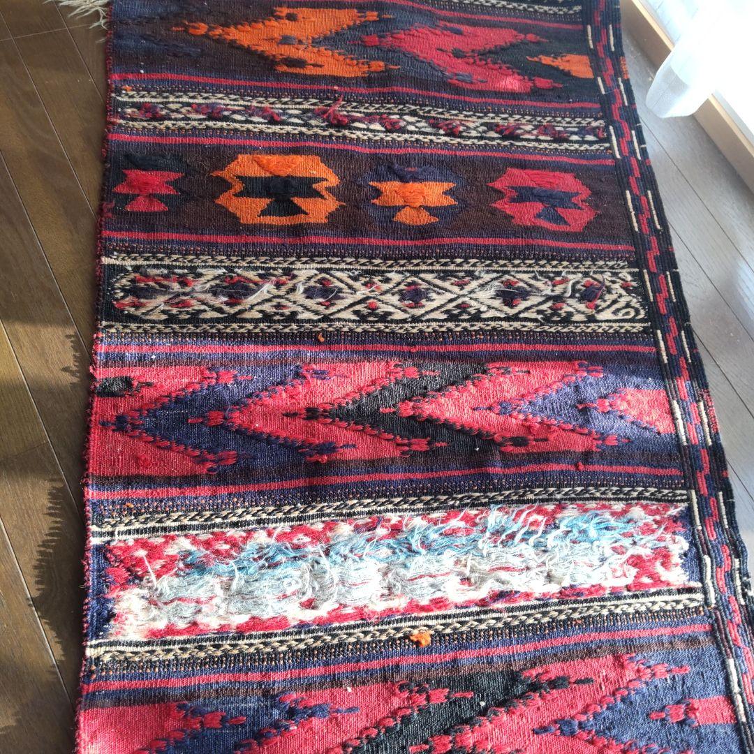 　アフガンキリム　バルーチ族　ランナー　廊下用