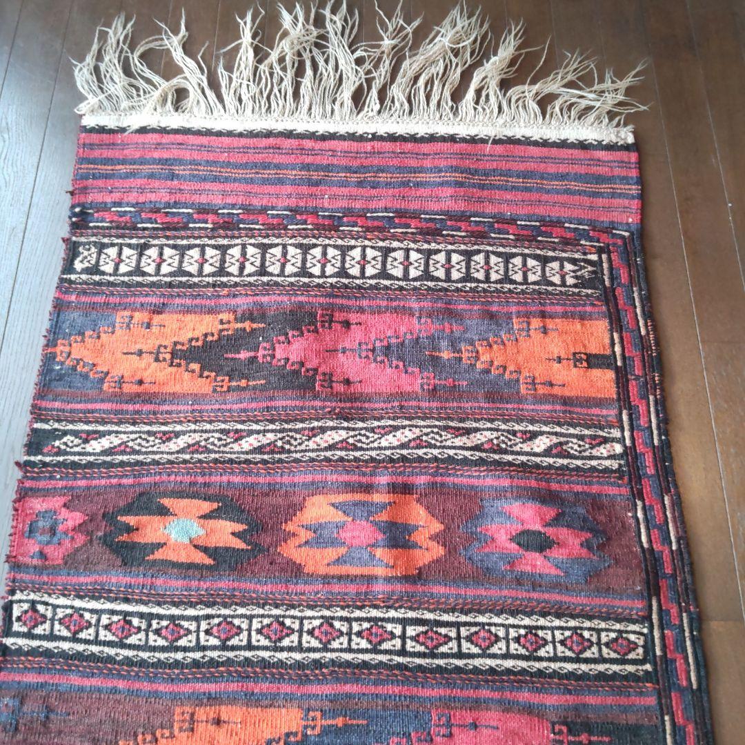 　アフガンキリム　バルーチ族　ランナー　廊下用