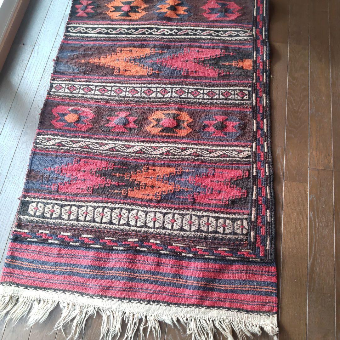 　アフガンキリム　バルーチ族　ランナー　廊下用
