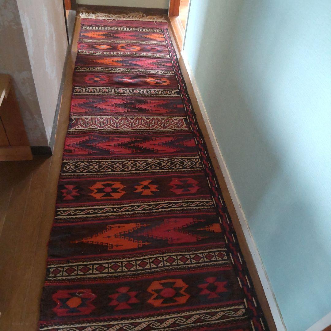 　アフガンキリム　バルーチ族　ランナー　廊下用