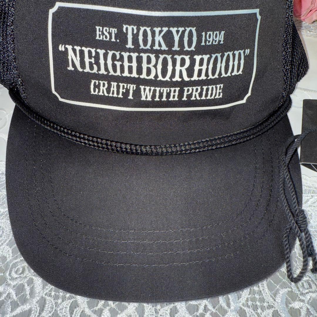 k*様 ☘️NEIGHBORHOOD ☘️メイバーフッドメッシュキャップ ブラッ