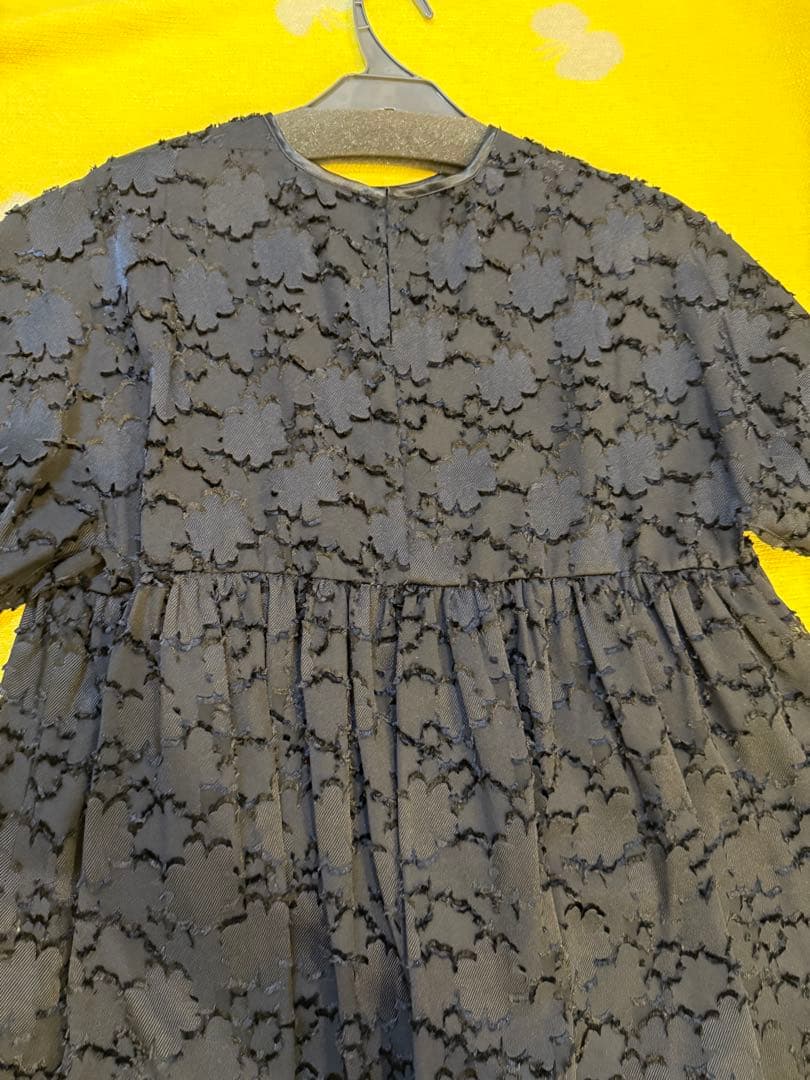 トゥモローランド　マーガレットカットジャカード ブラウス　ブラック　新品未使用