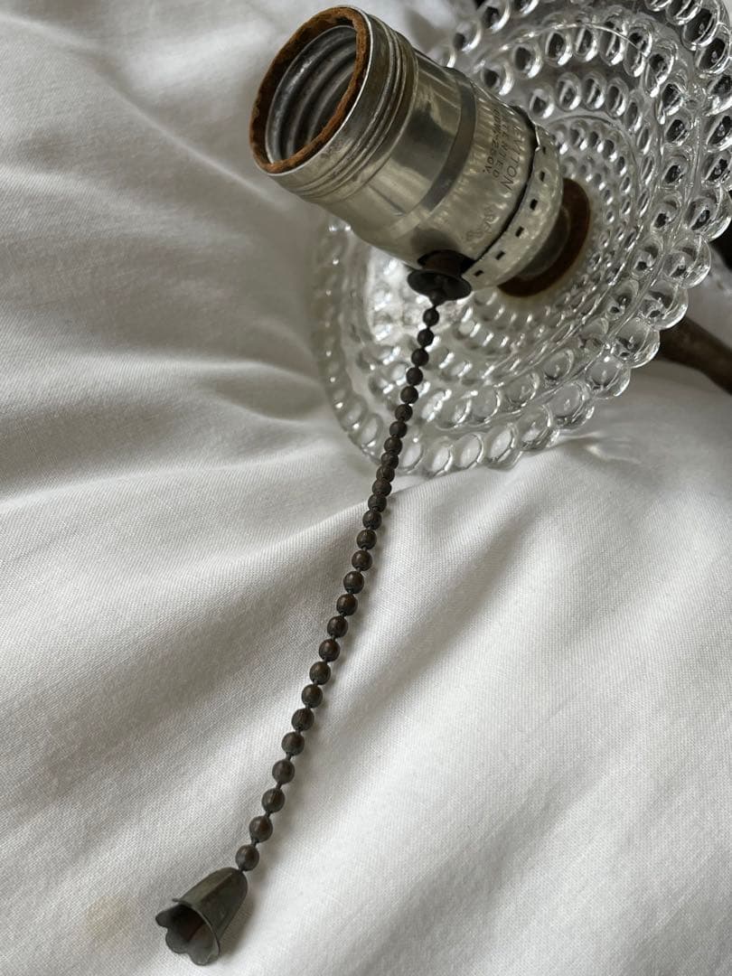 アンティーク　ウォール　壁掛け　ランプ　ミルクガラス　ガラス　シェード　アメリカ