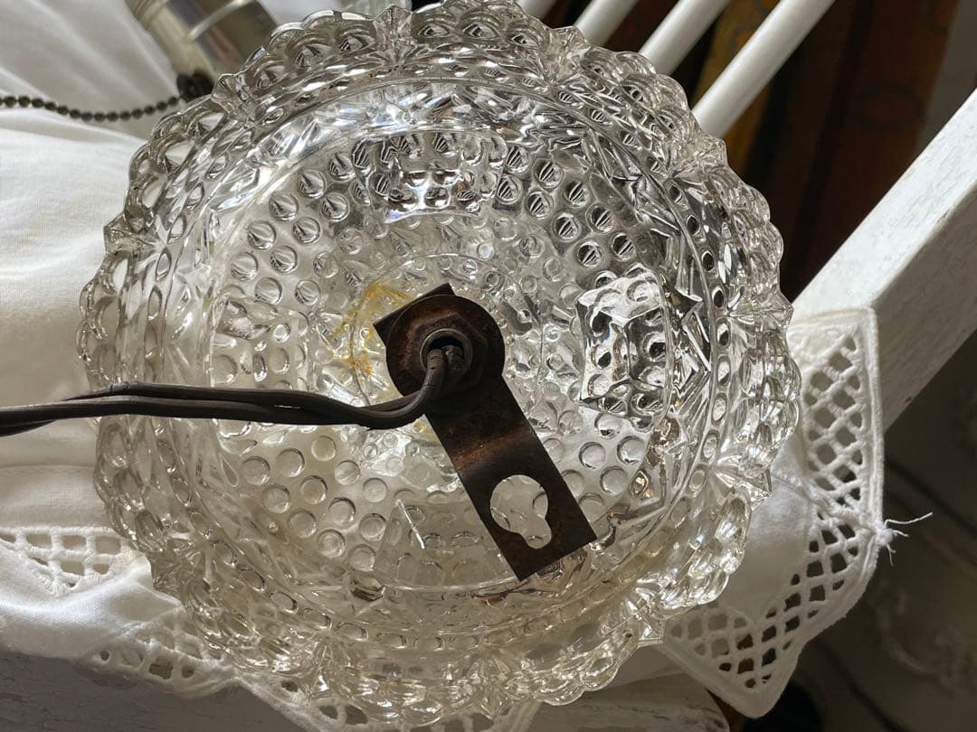 アンティーク　ウォール　壁掛け　ランプ　ミルクガラス　ガラス　シェード　アメリカ