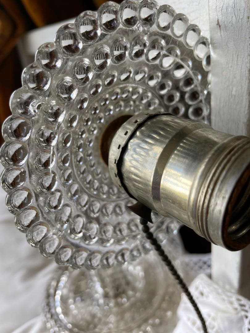 アンティーク　ウォール　壁掛け　ランプ　ミルクガラス　ガラス　シェード　アメリカ