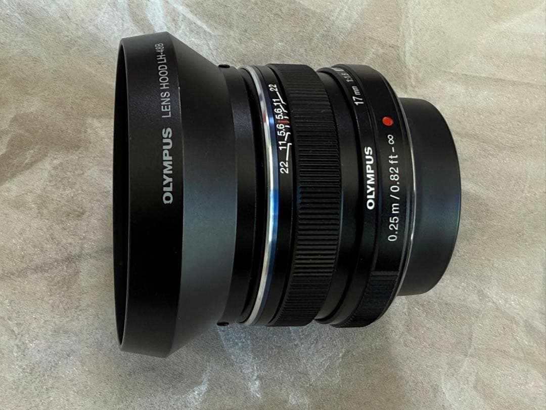 OLYMPUS M.ZUIKO DIGITAL 17mm F1.8 ＋フード