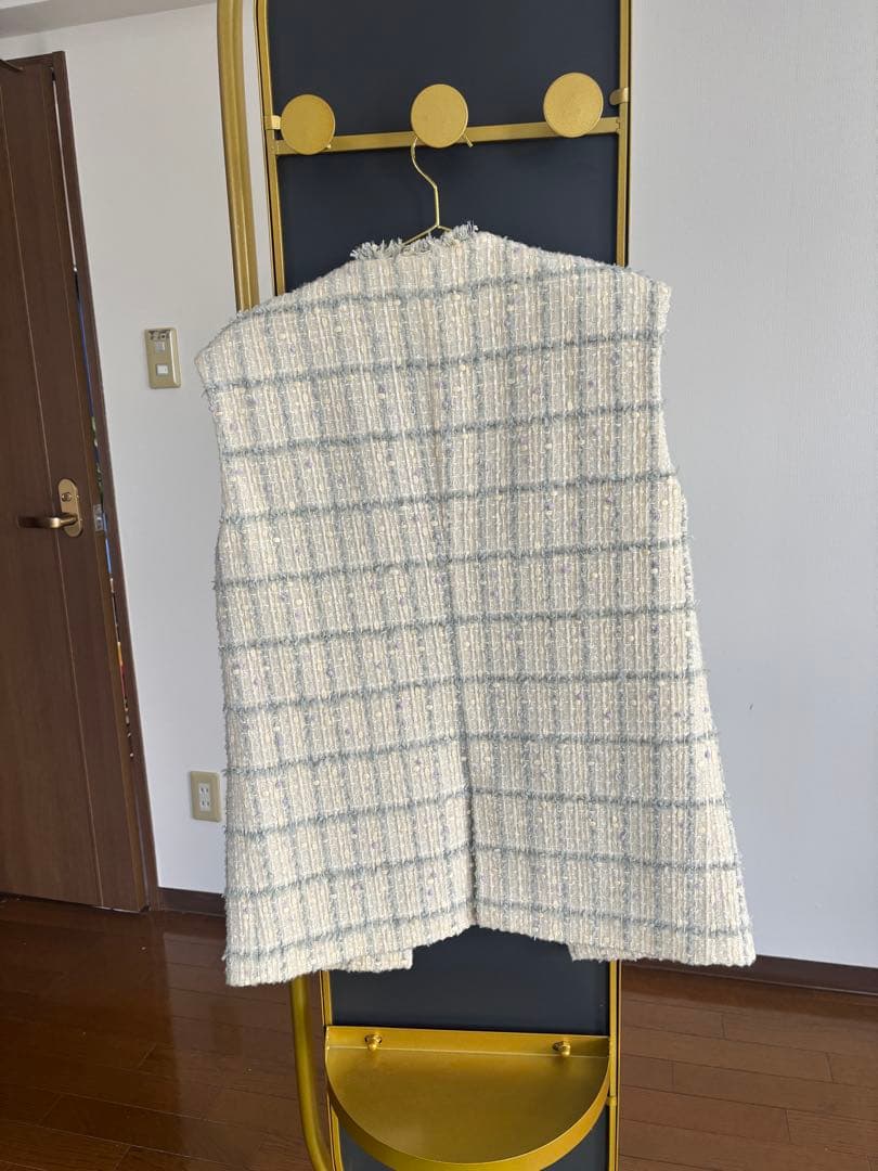 Whim Gazette LINTON ツイード ジレ CHANEL生地 高級