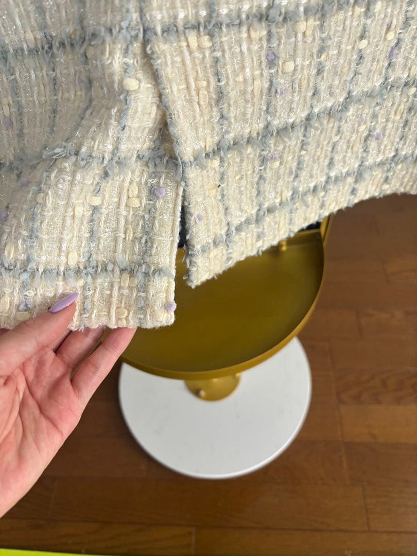 Whim Gazette LINTON ツイード ジレ CHANEL生地 高級