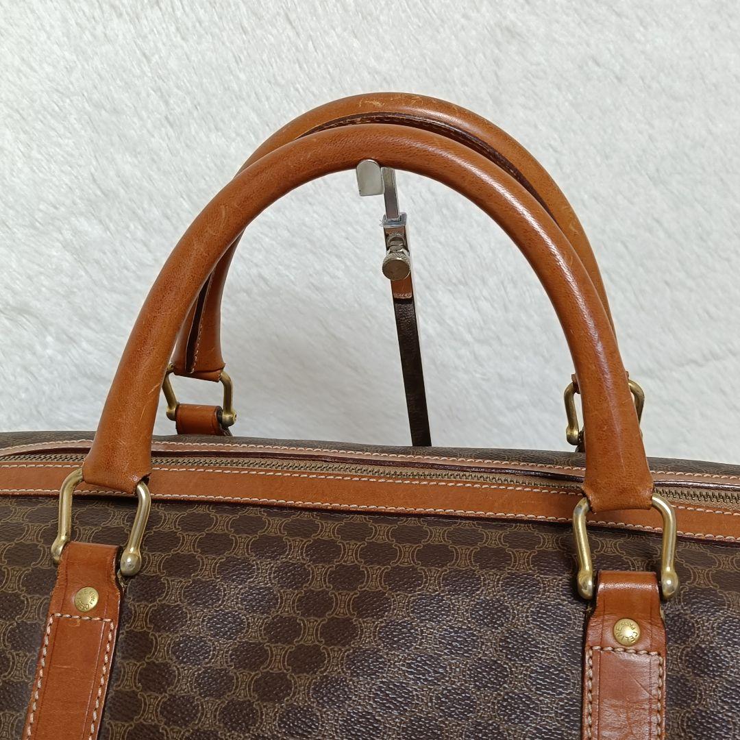 セリーヌ トリオンフ マカダム柄 ボストンバッグ 大容量 トラベルバッグ