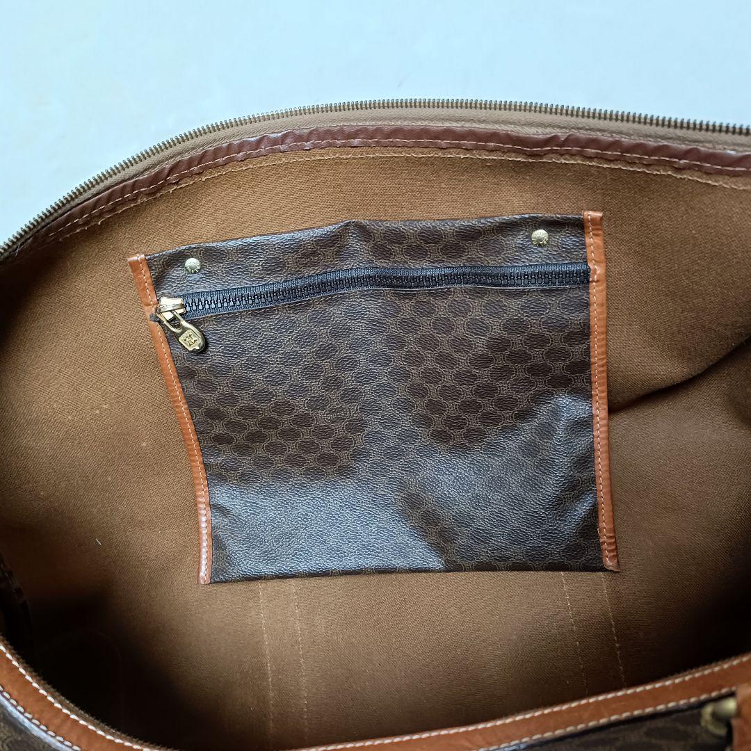 セリーヌ トリオンフ マカダム柄 ボストンバッグ 大容量 トラベルバッグ