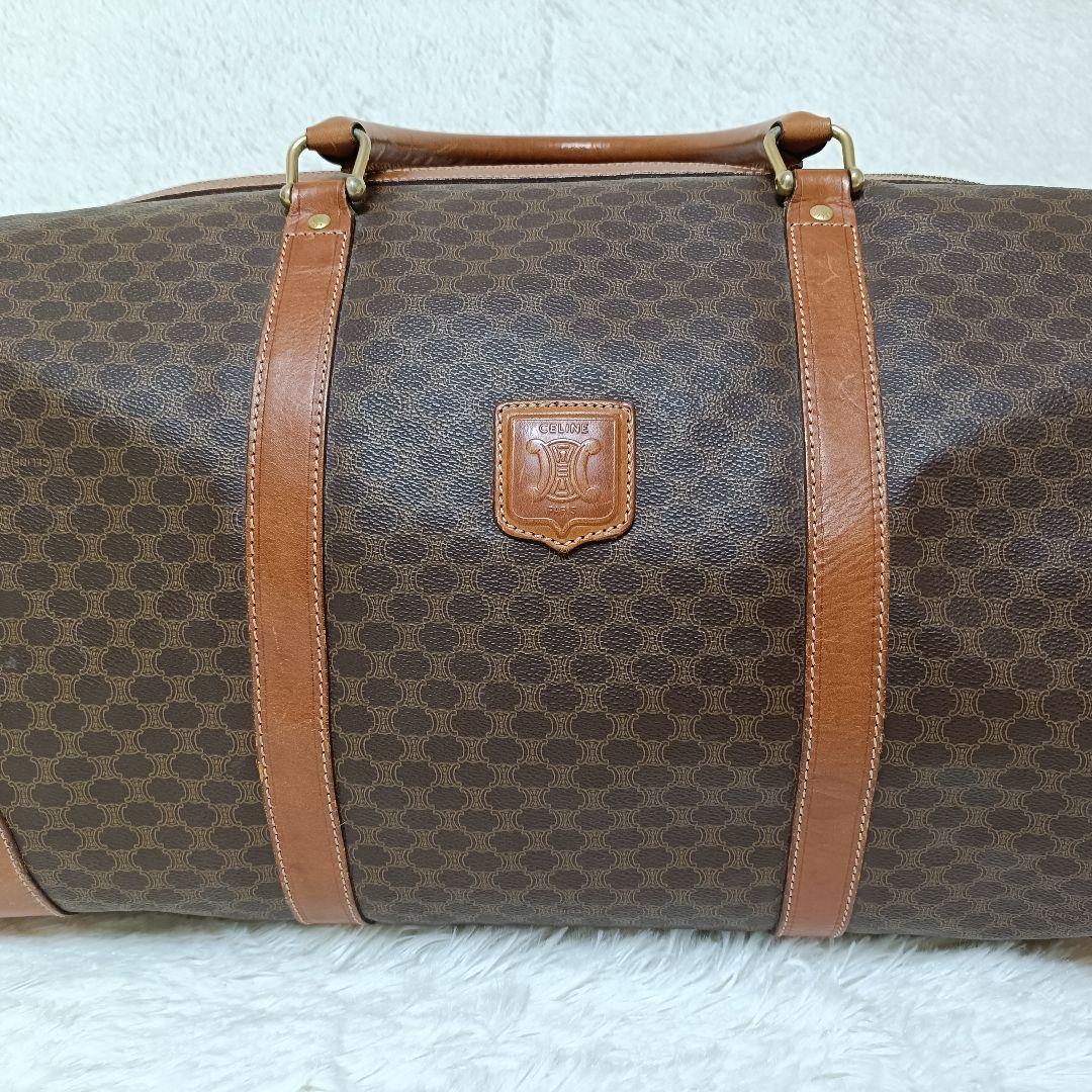 セリーヌ トリオンフ マカダム柄 ボストンバッグ 大容量 トラベルバッグ