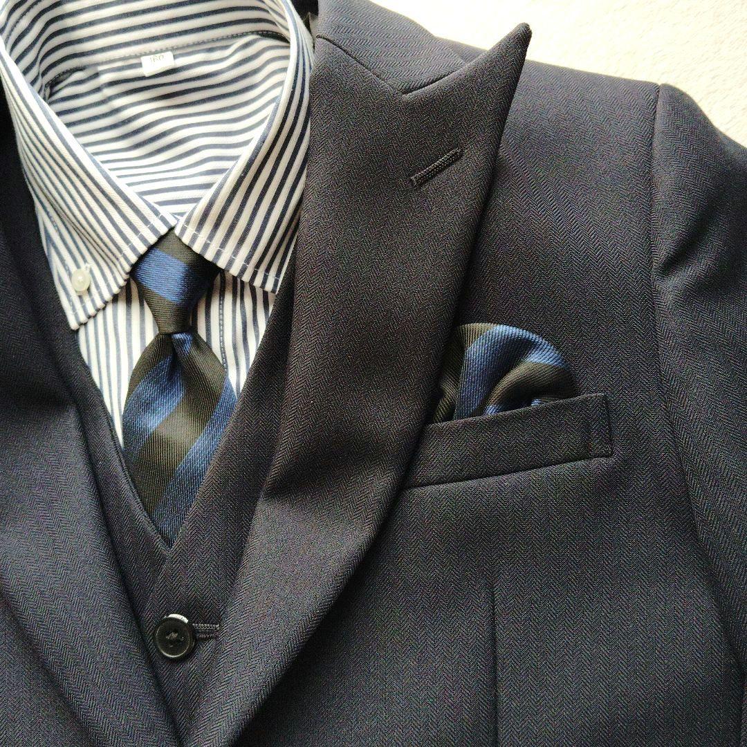 【ワンダーファクトリー】6点セットフォーマルスーツ スリーピース 卒業式 入学