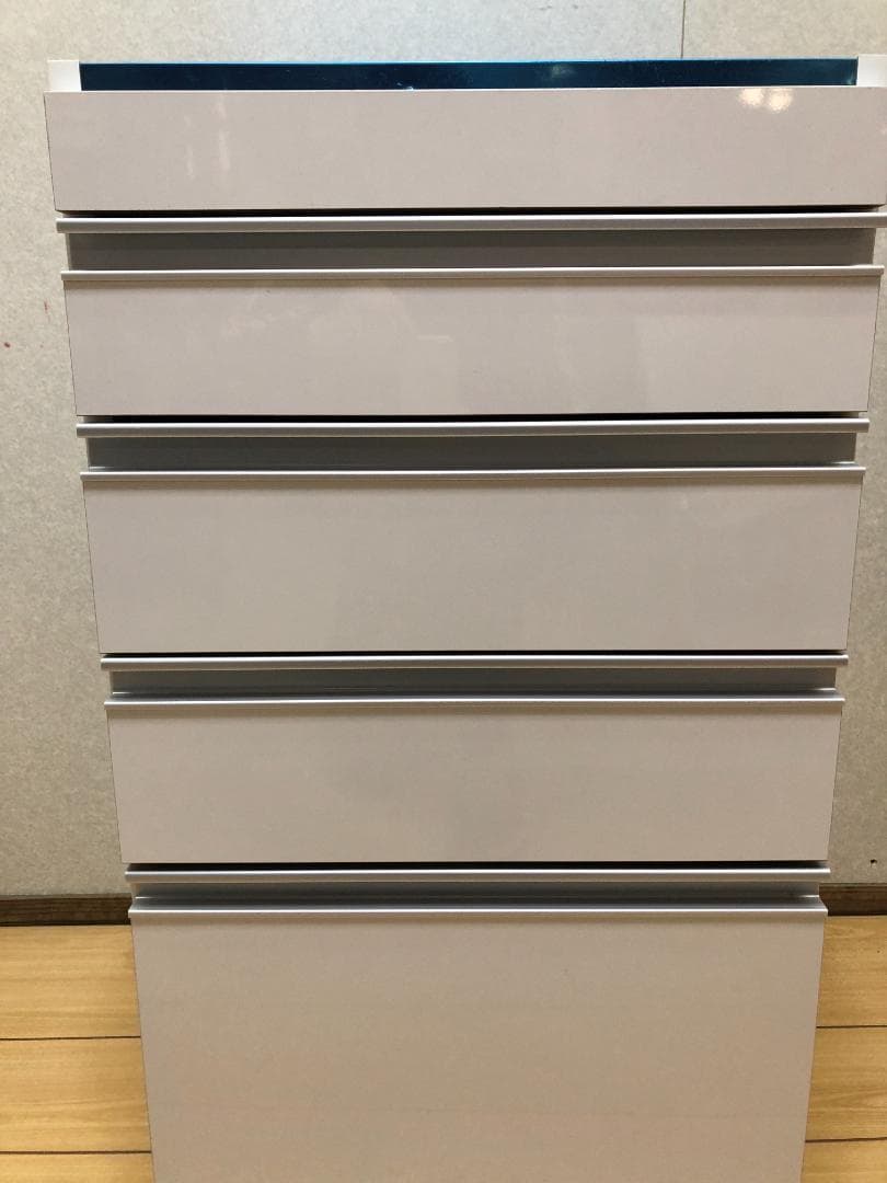 【ディノス】キッキン収納　スライドデーブル付きスキマ収納　250330-3