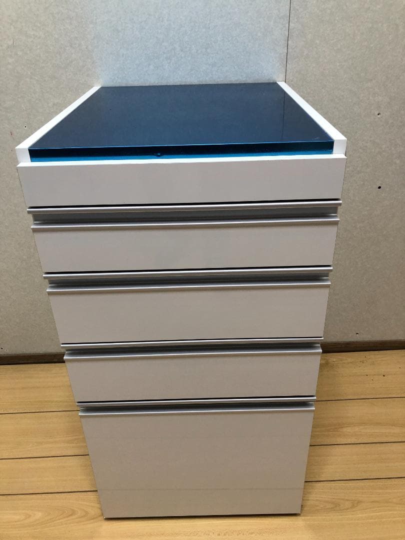 【ディノス】キッキン収納　スライドデーブル付きスキマ収納　250330-3