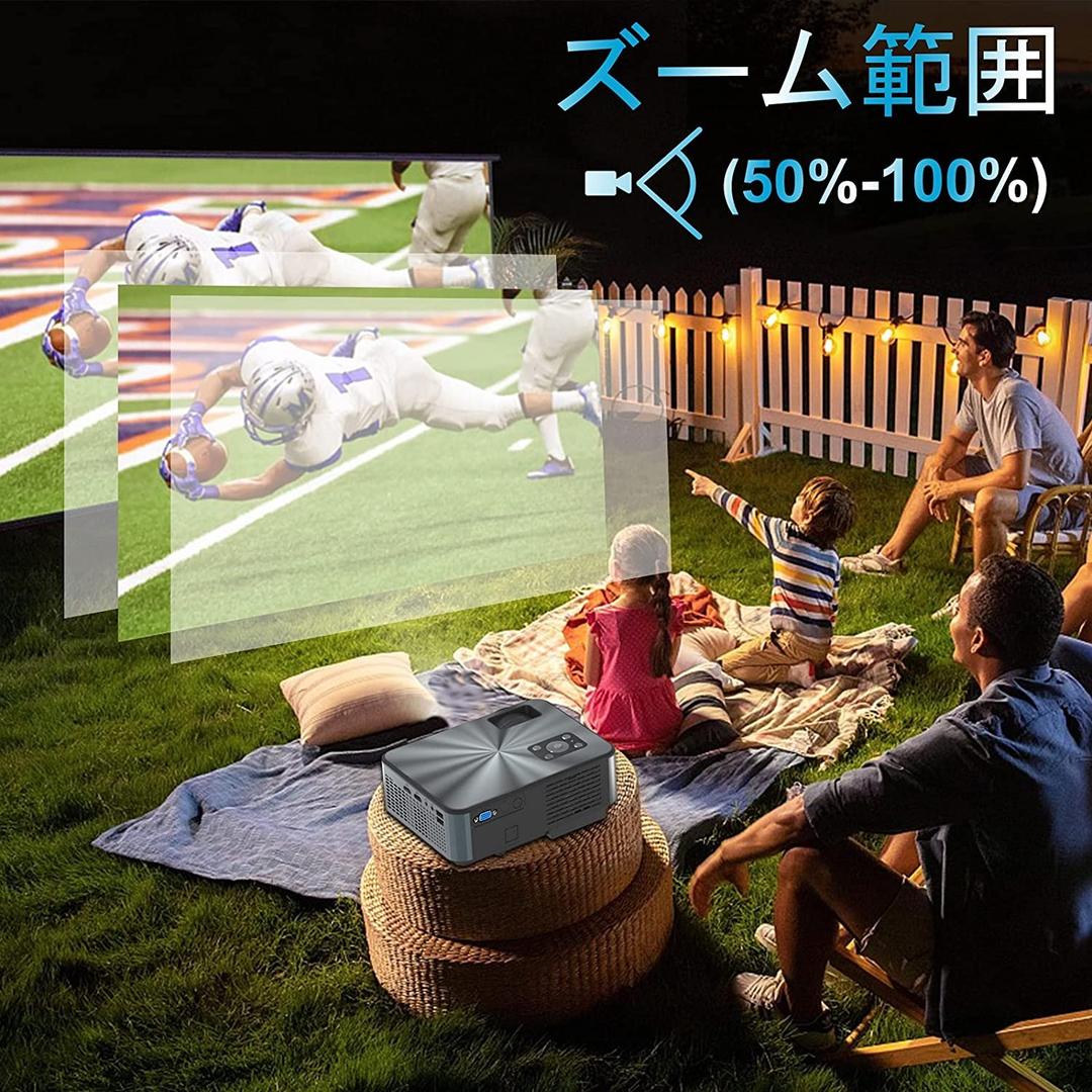 【映像美 高スペックシアター❗】プロジェクター小型5G 1080P 4K対応