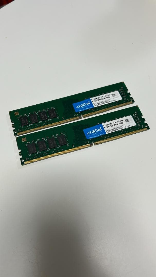 Crucial DDR4 16GB×2 2400MHz メモリー