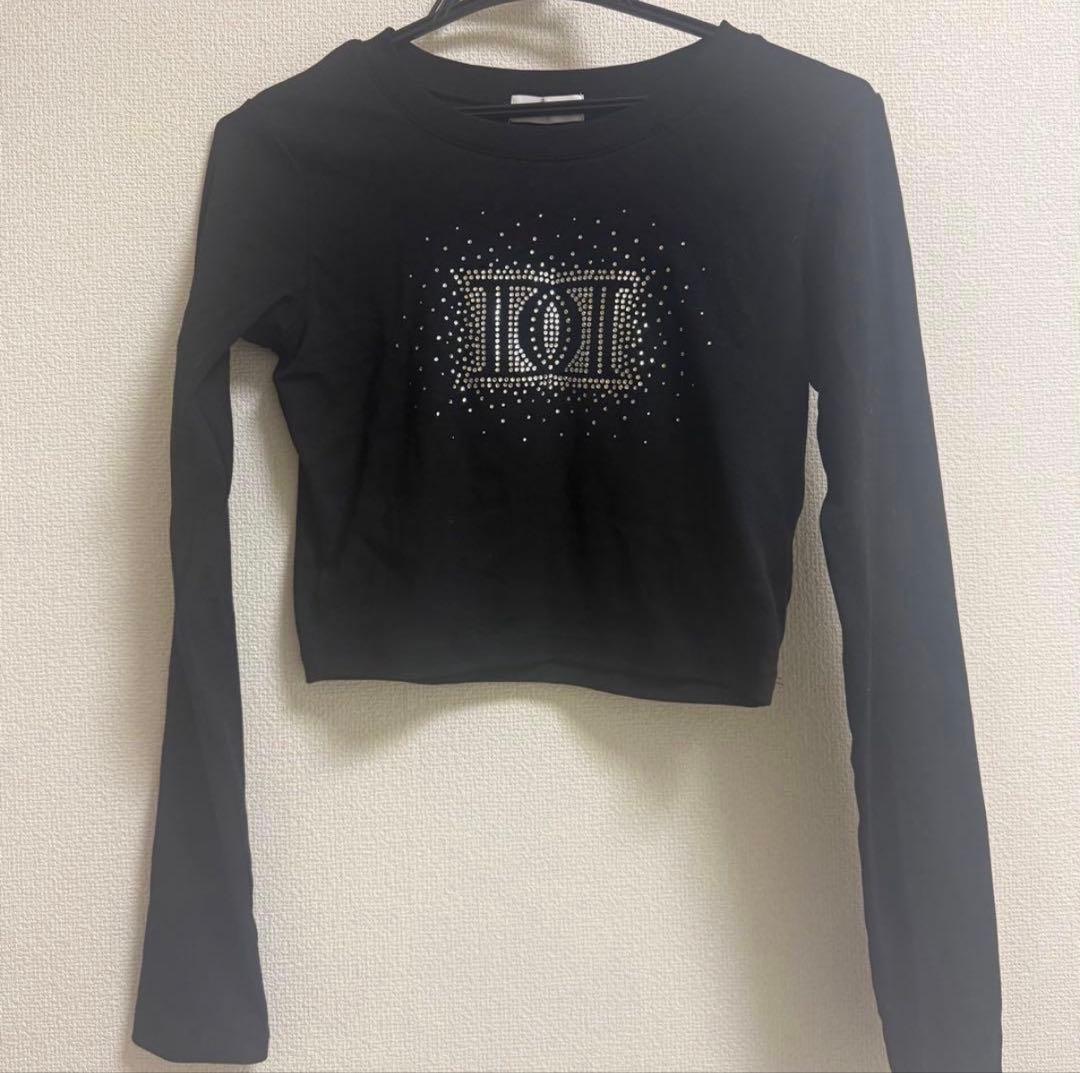 Darich ダーリッチ シャイニーDDロゴコンパクトロングTシャツ