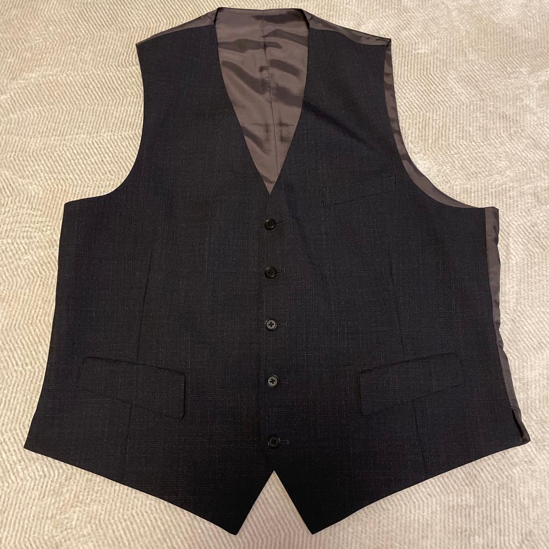 オリヒカ ORIHICA 3ピーススーツ　チャコールグレー　AB7サイズ