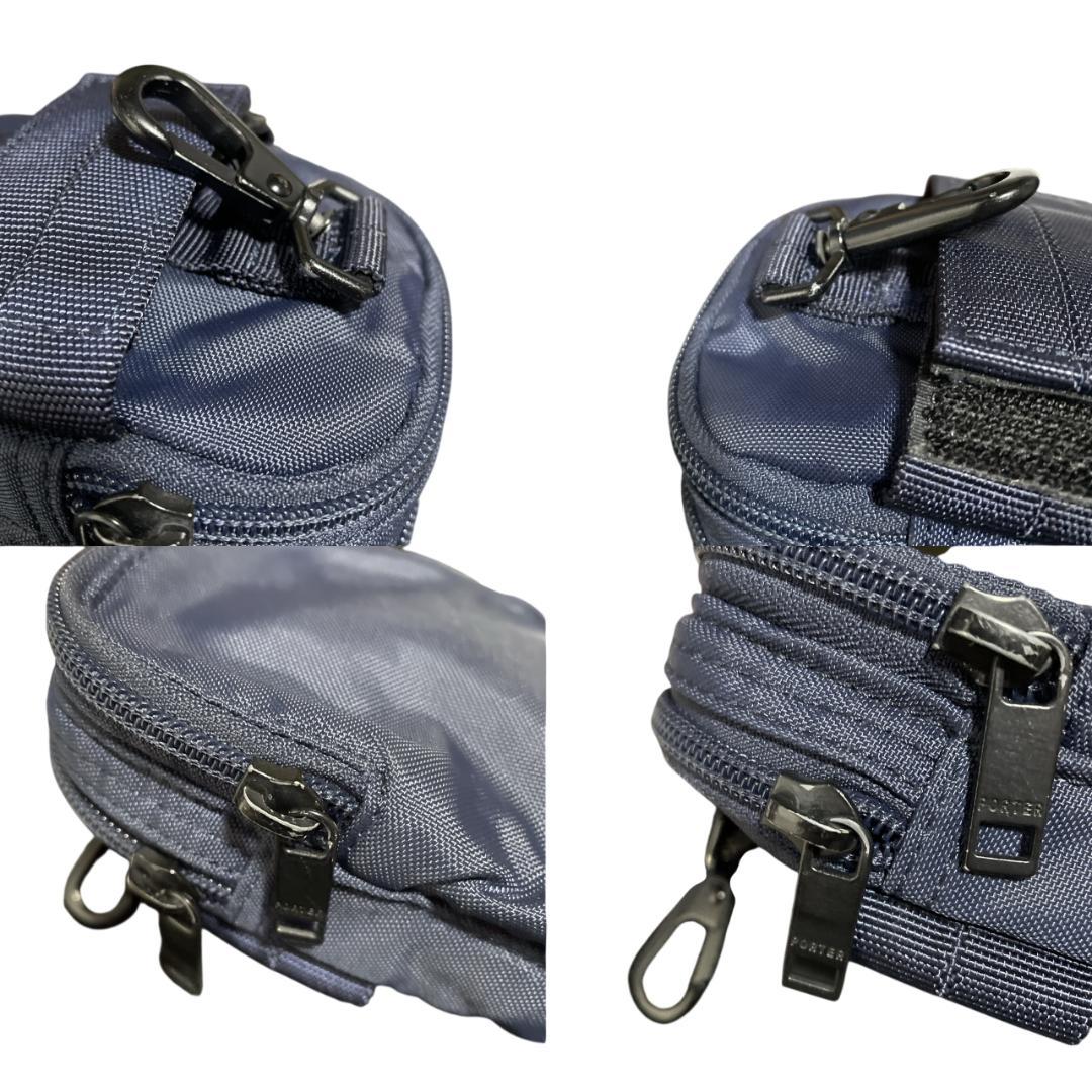 【美品】PORTER ポーター フラッシュ ショルダーポーチ 肩掛け