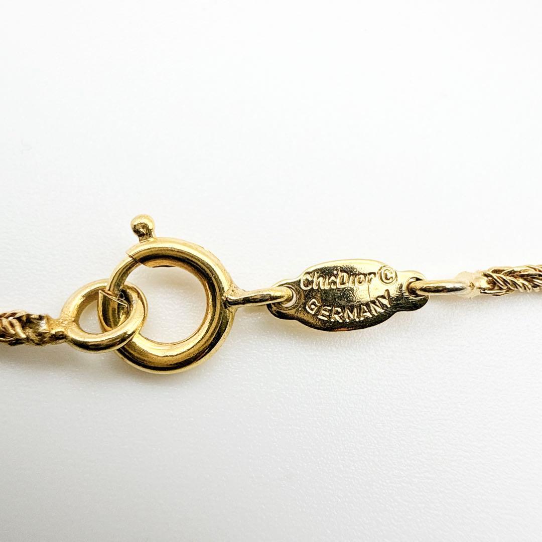 3006-9 希少Germany製✨Dior ロングネックレス　パール　大ぶり