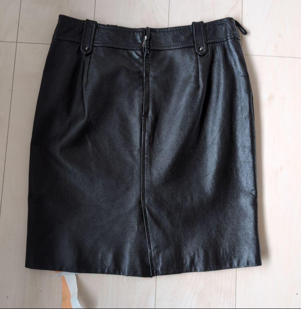 リアルレザースカート