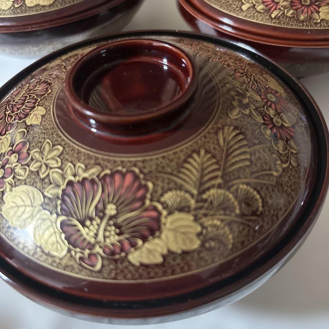 輪島塗　塩安作　吸物椀　5客