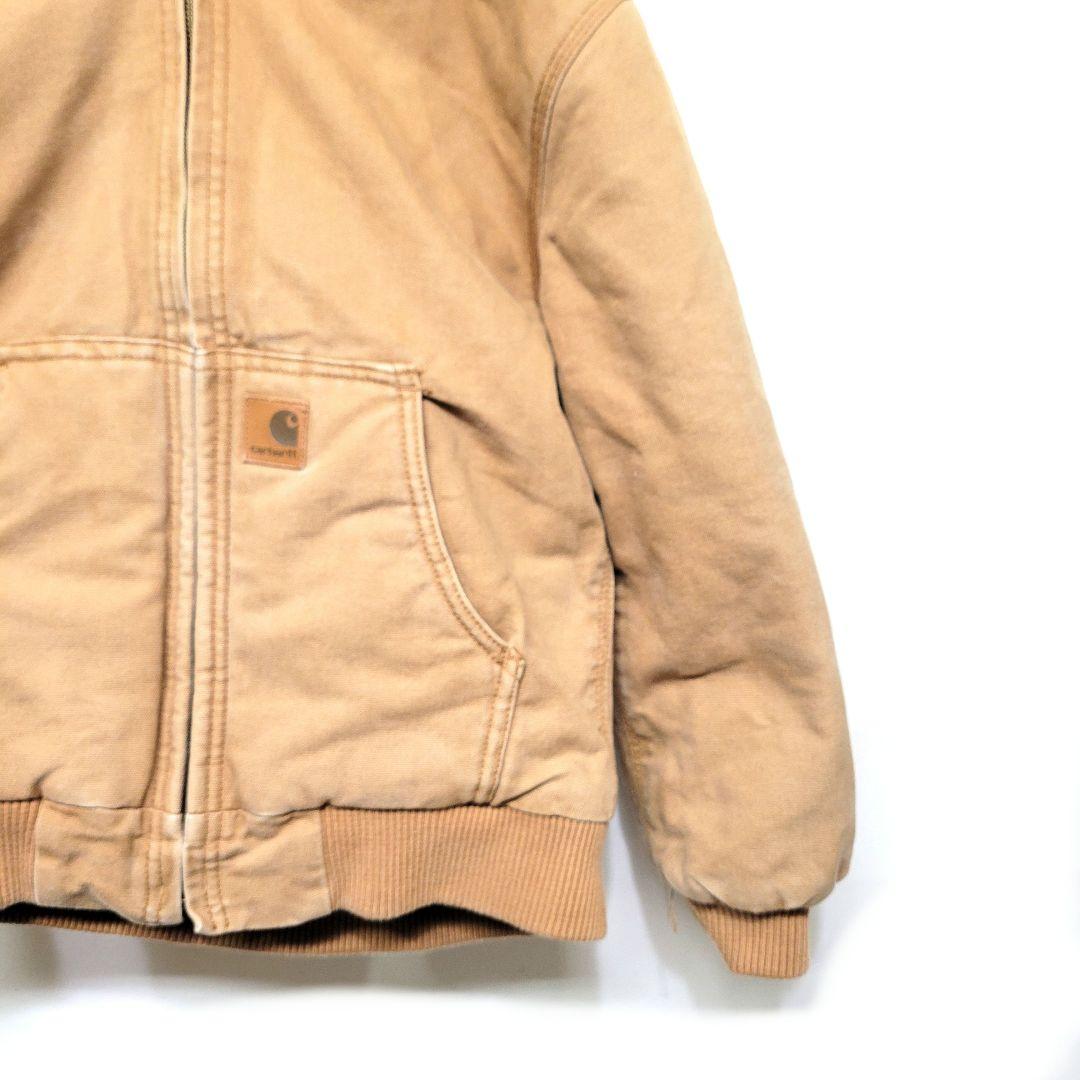 希少 Carhartt アクティブジャケット ダックパーカー kids キャメル