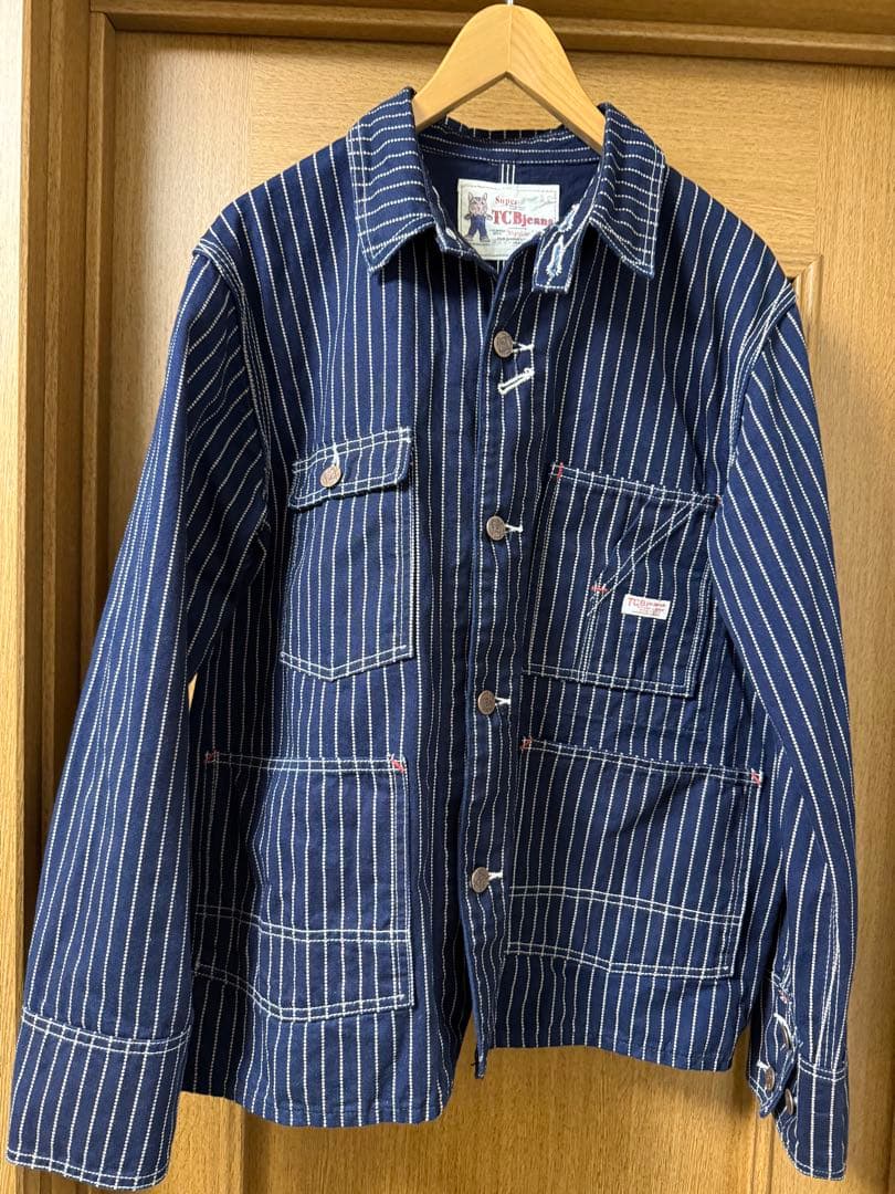 TCB jeans ウォバッシュカバーオール 38 サイズ
