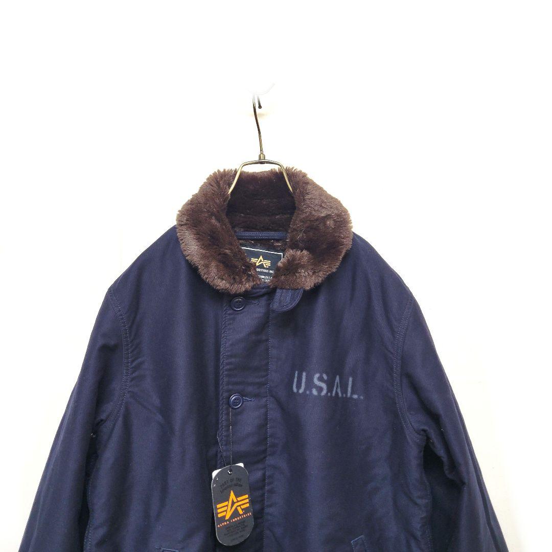 ALPHA INDUSTRIES N-1 アルファ デッキジャケット ステンシル