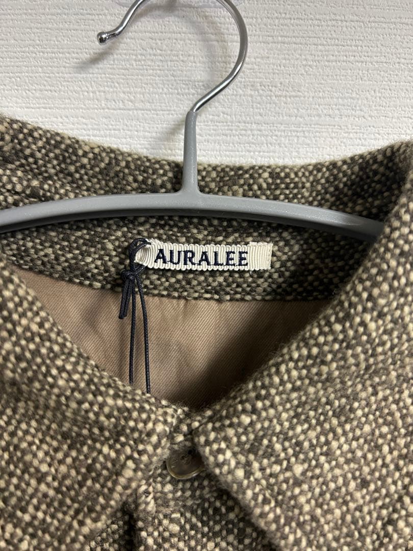 ジャケット・アウター AURALEE SPUN TWEED SHIRT BLOUSON 4
