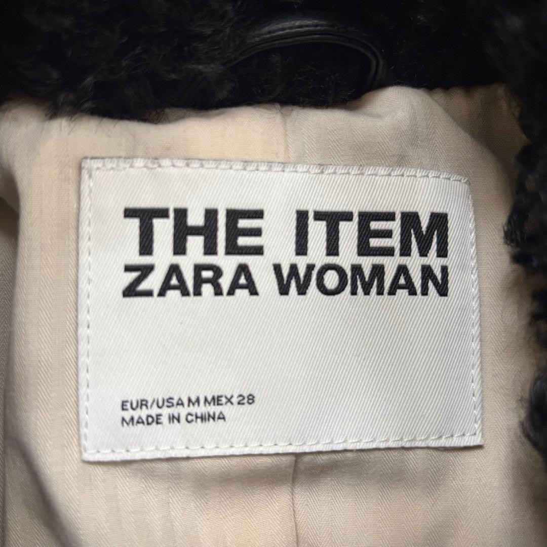 新品未使用✨パッチワークファージャケット　M 今季ZARA